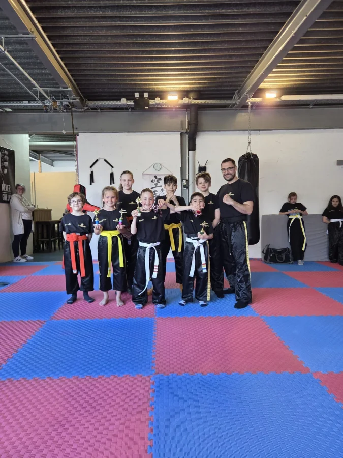 Kindergruppe im Studio