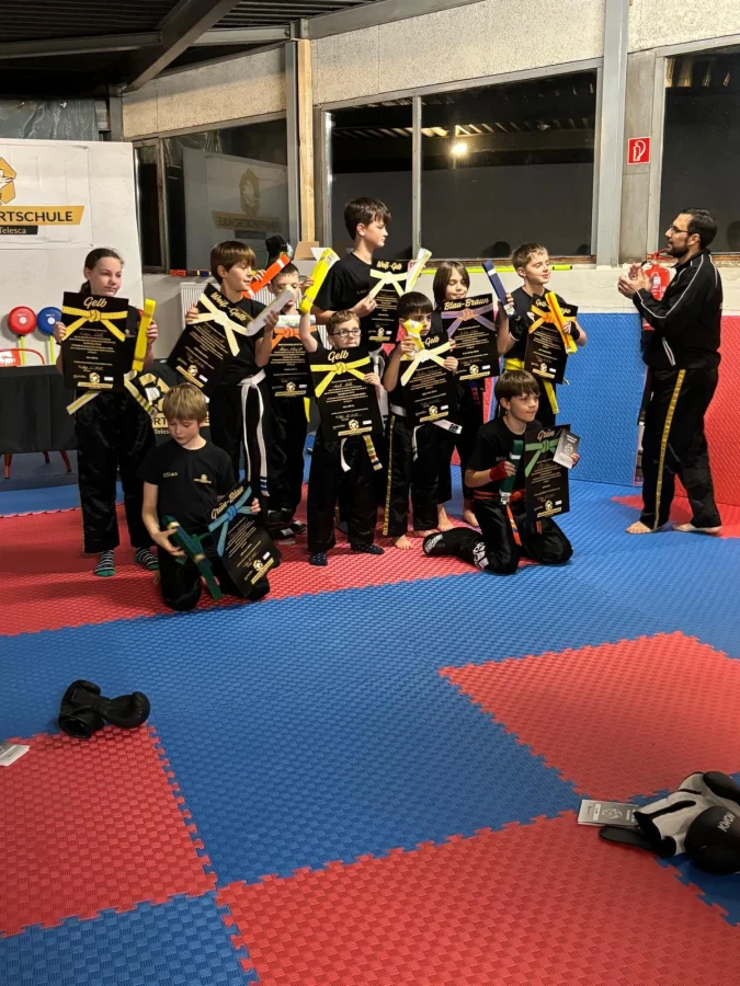 Gruppenfoto nach dem Training