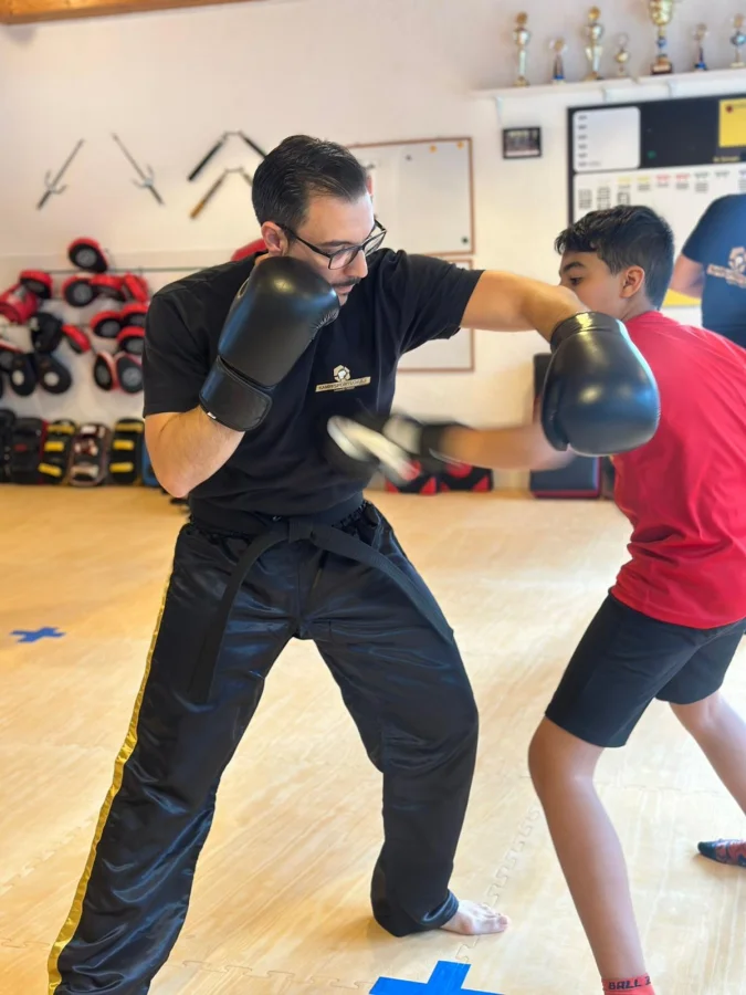 Sparring mit Trainer