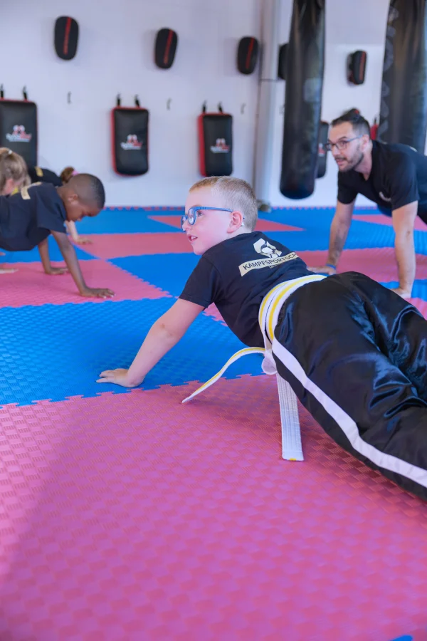 Aufwärmen mit Trainer