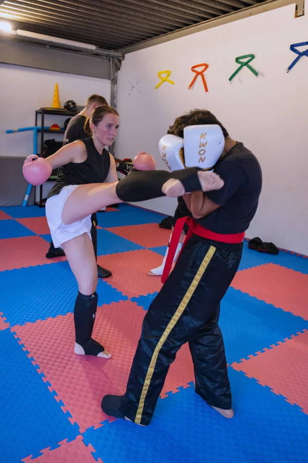 Kick-Abwehr im Partnertraining