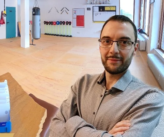 Leonardo Telesca in seiner Kampfsportschule